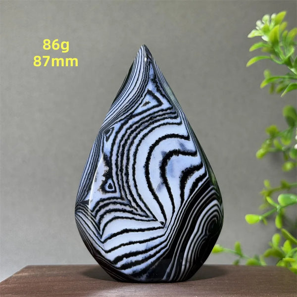 Black Striped Agate Torch-ToShay.org