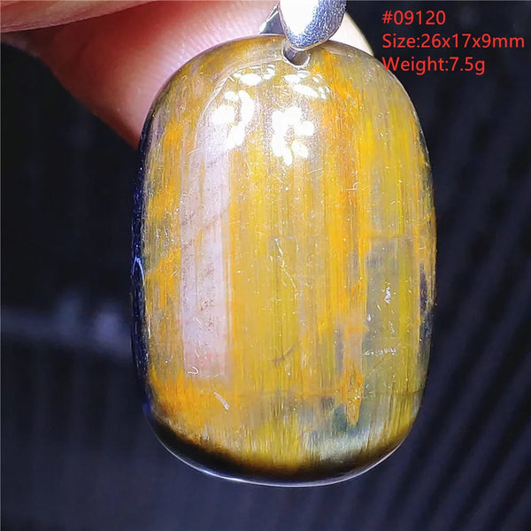 Blue Pietersite Chatoyant Pendant-ToShay.org