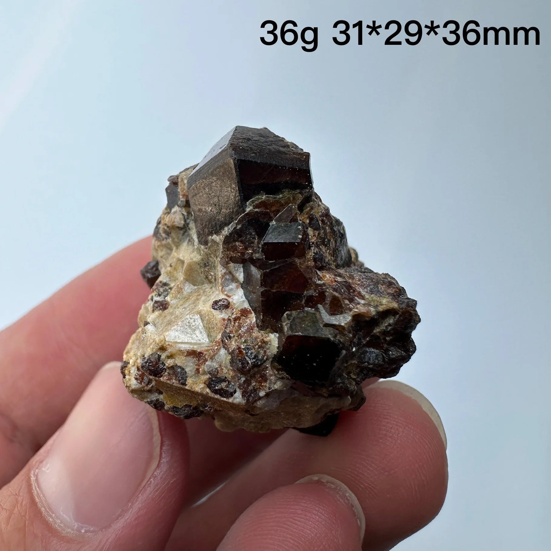 Red Garnet Quartz Crystals-ToShay.org