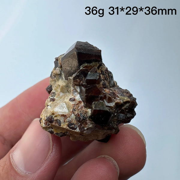 Red Garnet Quartz Crystals-ToShay.org