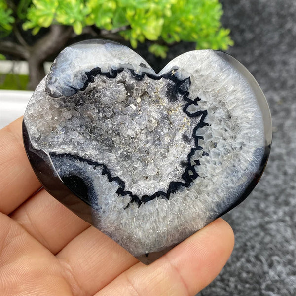 Black Agate Geode-ToShay.org