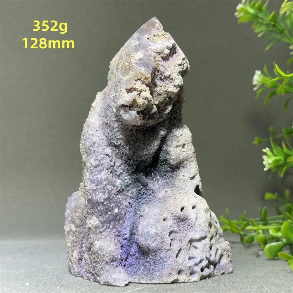 Purple Grape Agate Tower-ToShay.org