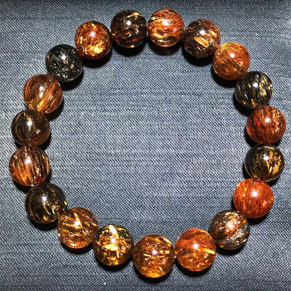Gold Black Super Seven Crystal-ToShay.org