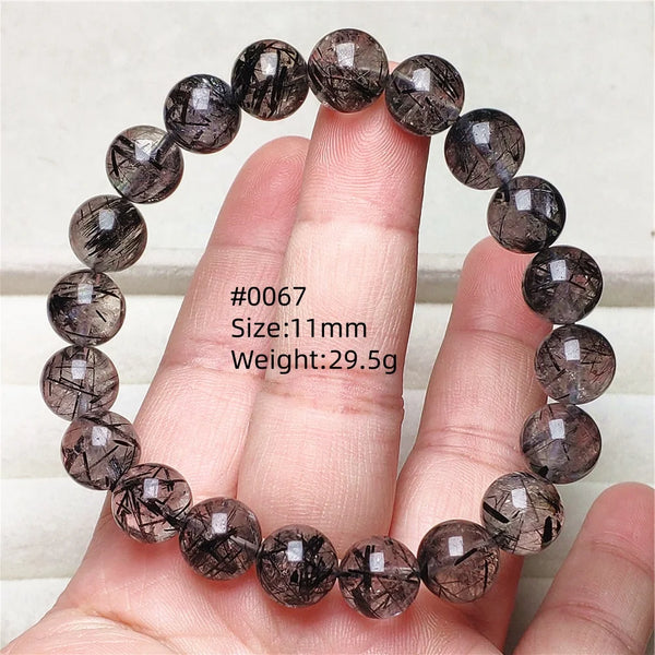 Black Rutilated Quartz Bracelet-ToShay.org