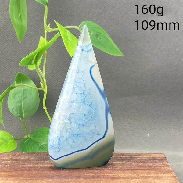 Blue Agate Torch-ToShay.org