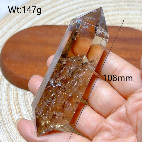Smokey Rainbow Quartz Point-ToShay.org