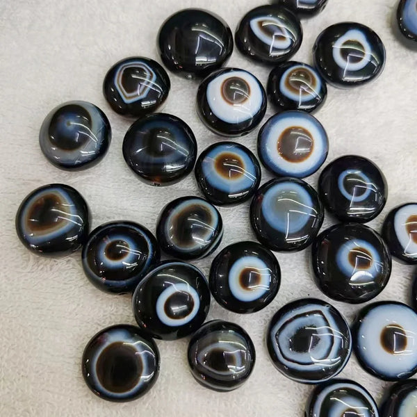 Black White Plate Eye Agate-ToShay.org
