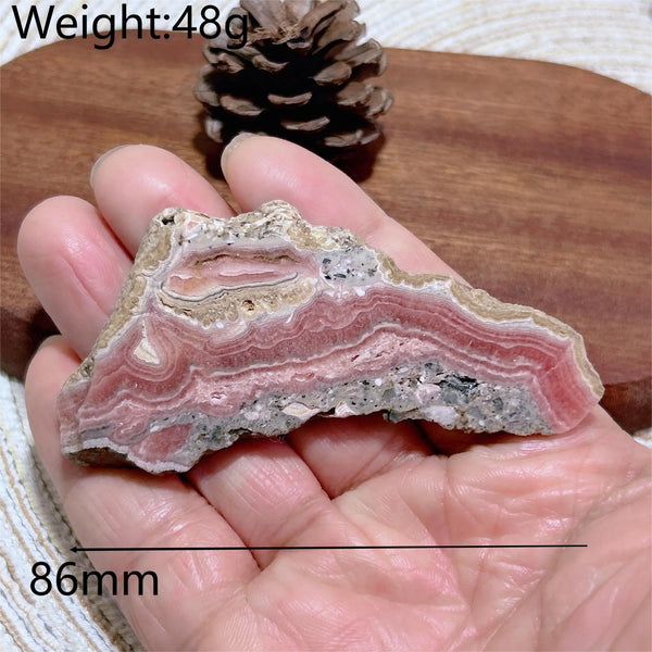 Pink Rhodochrosite Raw Rock-ToShay.org