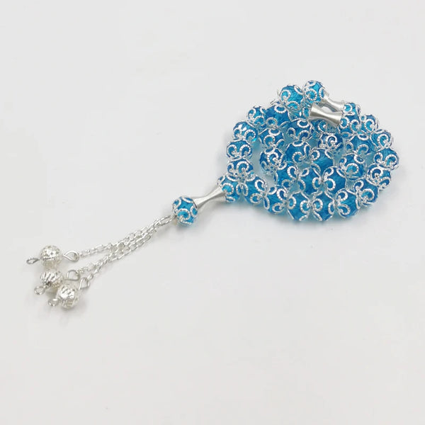 Blue Crystal Prayer Beads-ToShay.org