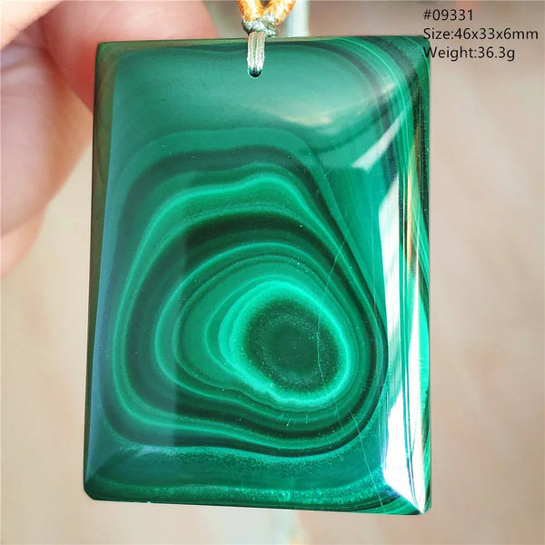 Green Malachite Chrysocolla Pendant-ToShay.org