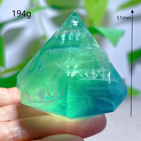 Rainbow Fluorite Diamond-ToShay.org