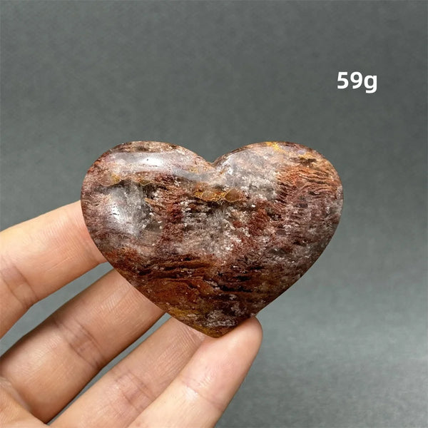 Green Ghost Quartz Heart-ToShay.org
