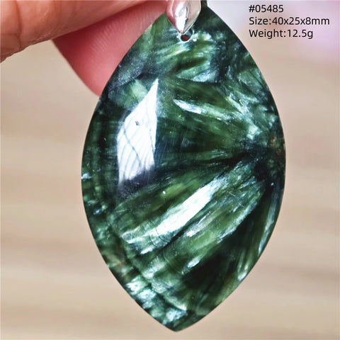 Green Seraphinite Pendant-ToShay.org