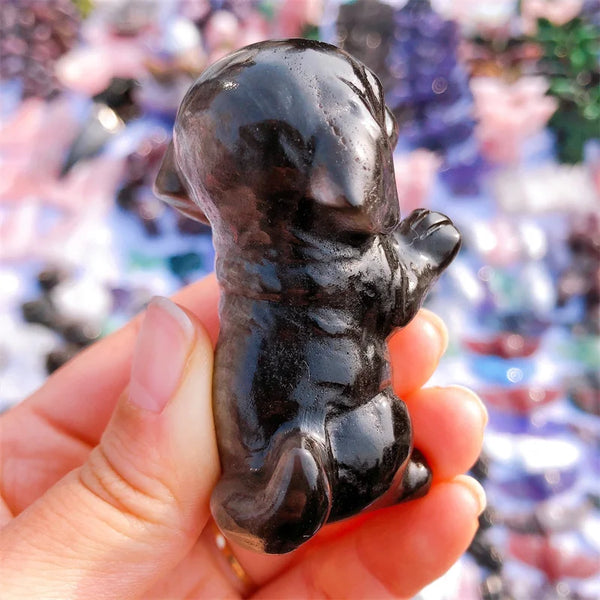 Silver Obsidian Dog-ToShay.org