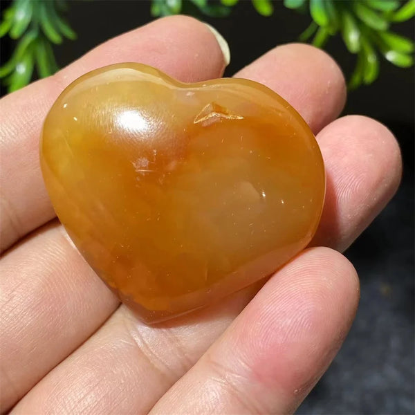 Orange Carnelian Heart-ToShay.org