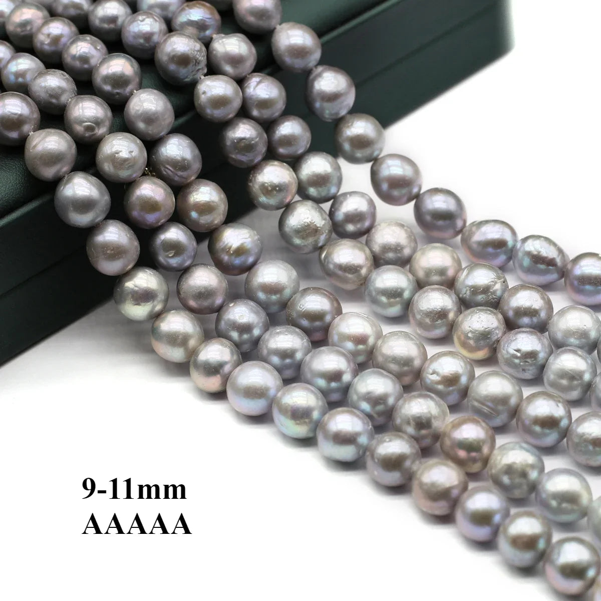 Grey Pearl Bead Necklace-ToShay.org