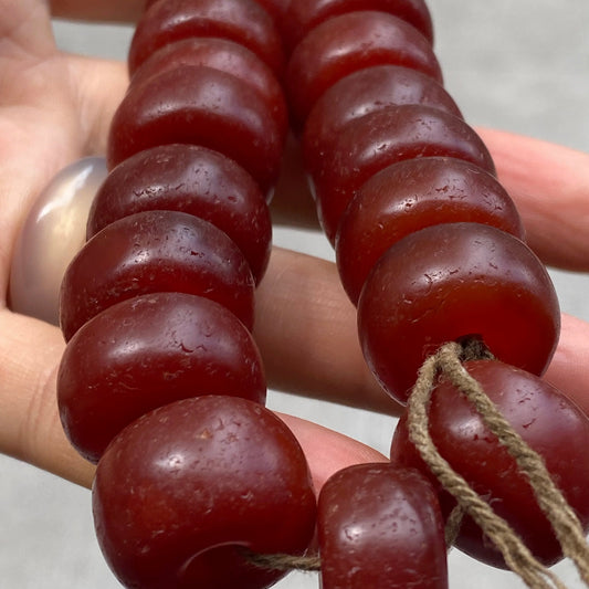 Red Agate DZi Bead-ToShay.org