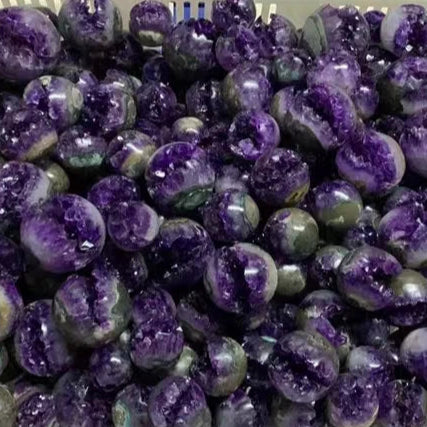 Purple Amethyst Geode Ball-ToShay.org