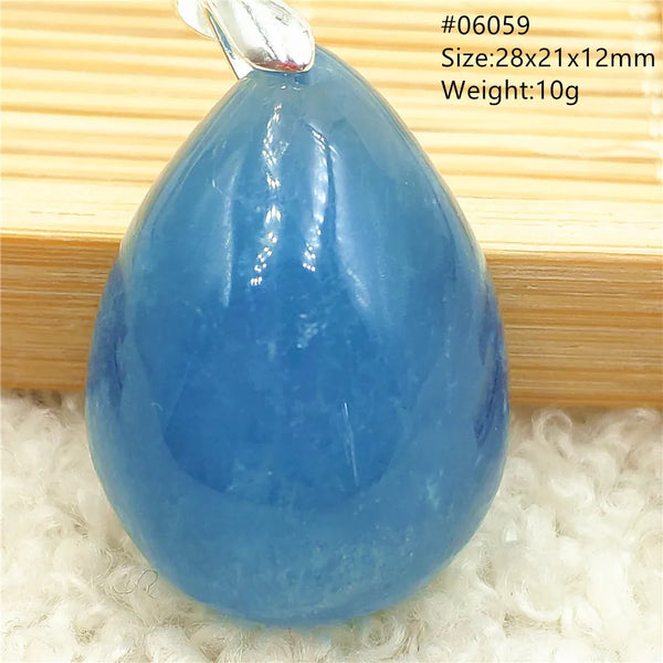 Blue Aquamarine Pendant-ToShay.org