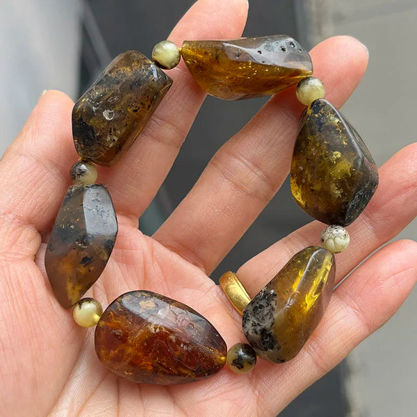 Yellow Amber Bracelet-ToShay.org