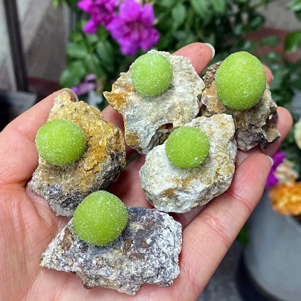 Green Zeolite Crystal Clusters-ToShay.org