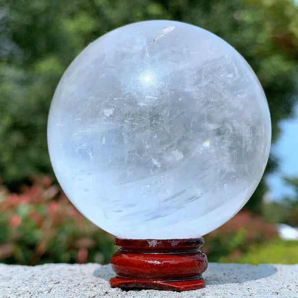 White Calcite Quartz Ball-ToShay.org