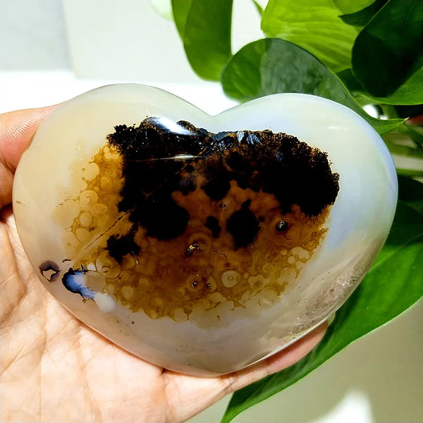 Green Moss Agate Heart-ToShay.org