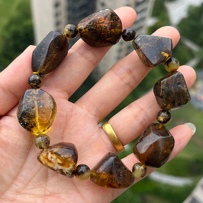 Yellow Amber Bracelet-ToShay.org