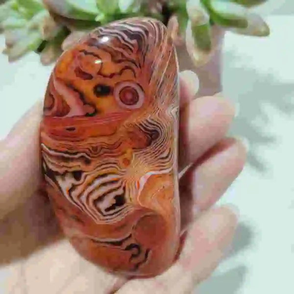 Red Lace Agate Pendant-ToShay.org