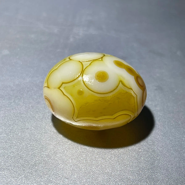 Green Gobi Flower Eye Agate-ToShay.org