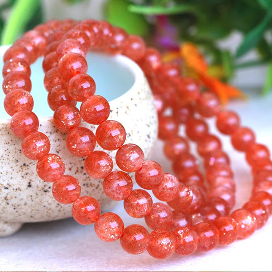 Red Gold Strawberry Quartz-ToShay.org