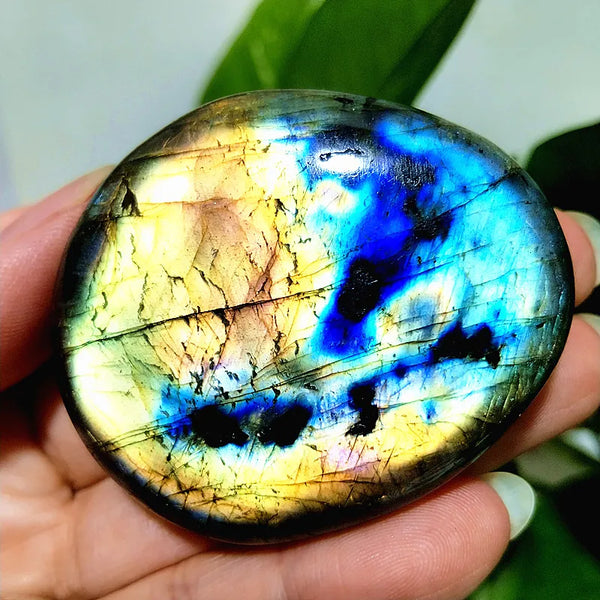 Blue Labradorite Palm Stones-ToShay.org