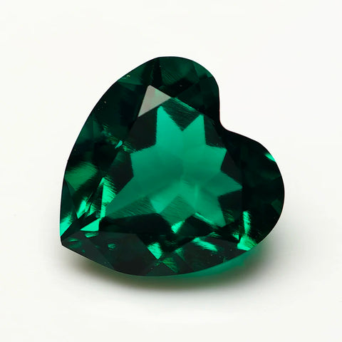 Green Emerald Diamond Heart-ToShay.org