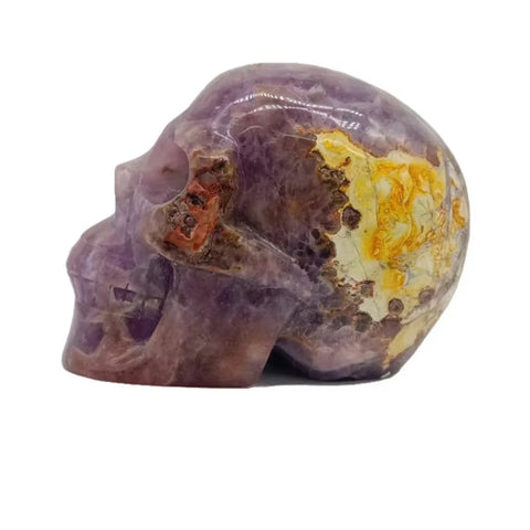 Purple Amethyst Agate Skulls-ToShay.org