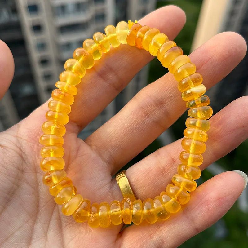 Yellow Amber Bracelet-ToShay.org