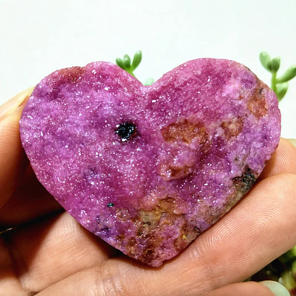 Pink Cobalt Calcite Heart-ToShay.org