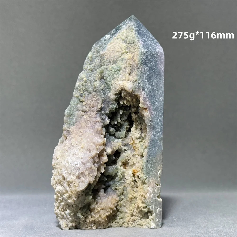 Purple Grape Agate Quartz Tower-ToShay.org