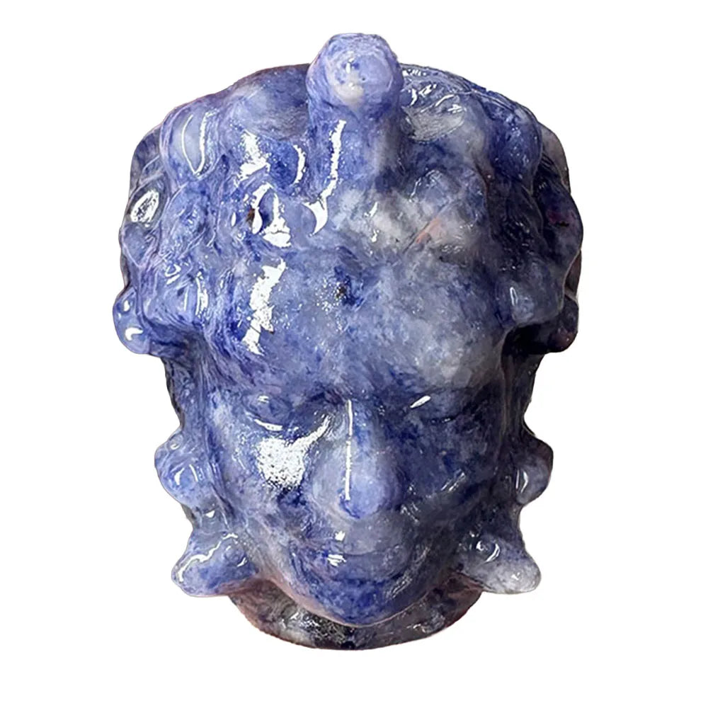 Blue Sodalite Medusa Head-ToShay.org