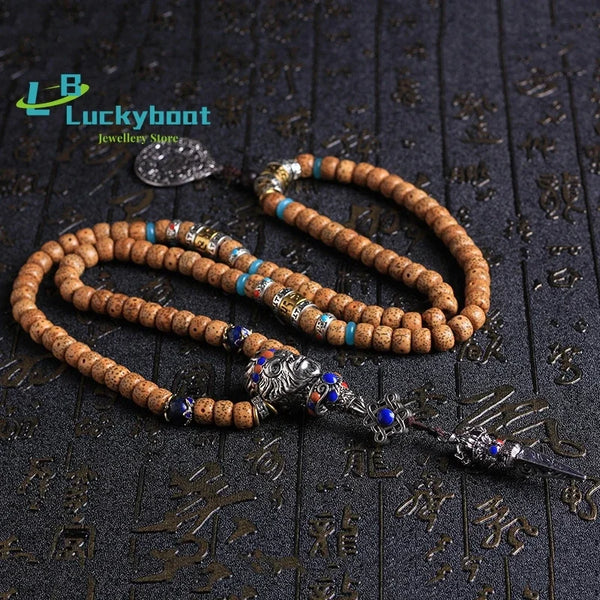 Brown Star Moon Bodhi Mala-ToShay.org