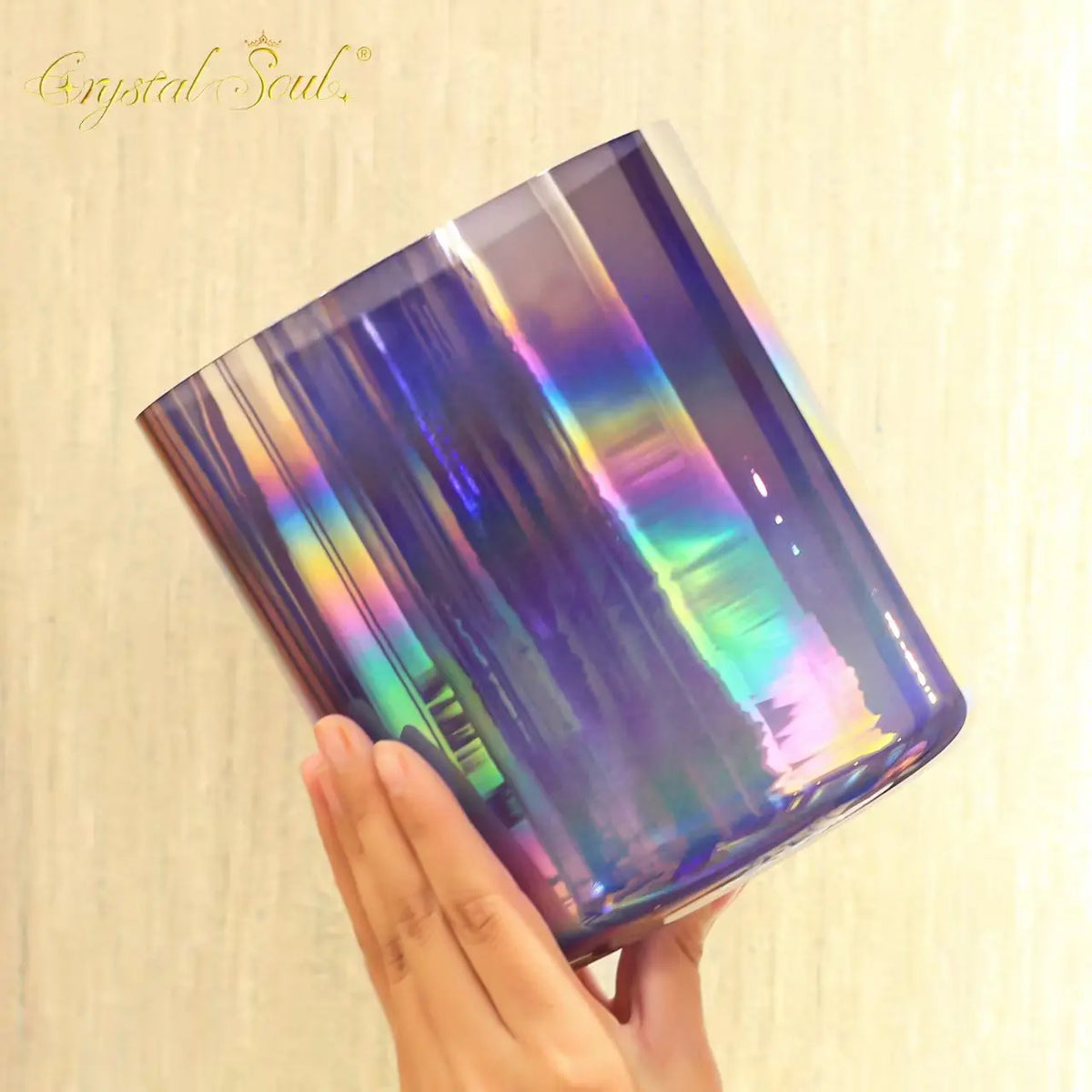 Purple Cosmic Crystal Singing Bowl-ToShay.org