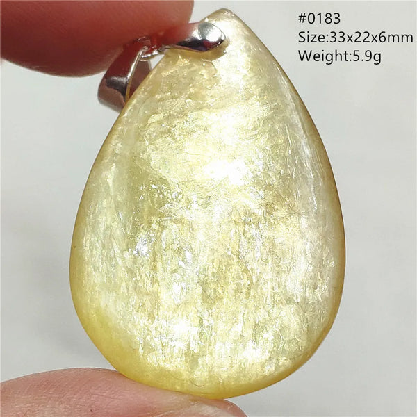 Gold Lepidolite Flash Pendant-ToShay.org
