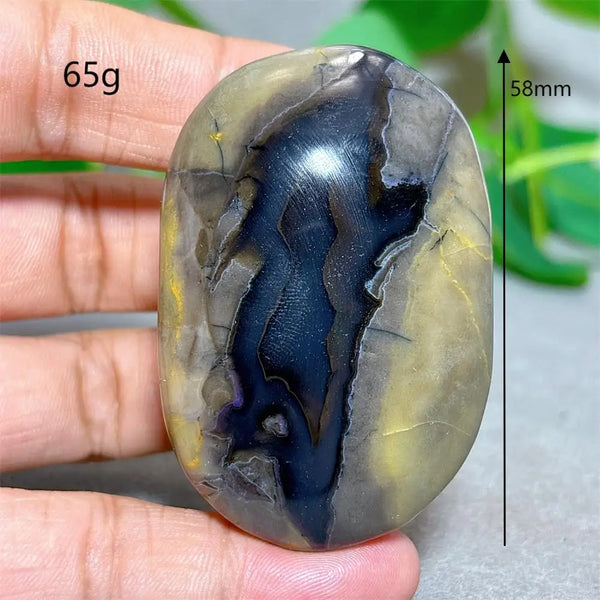 Fire Agate Palm Stone-ToShay.org