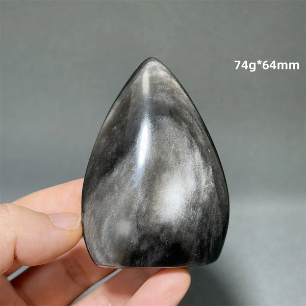 Silver Obsidian Torch-ToShay.org