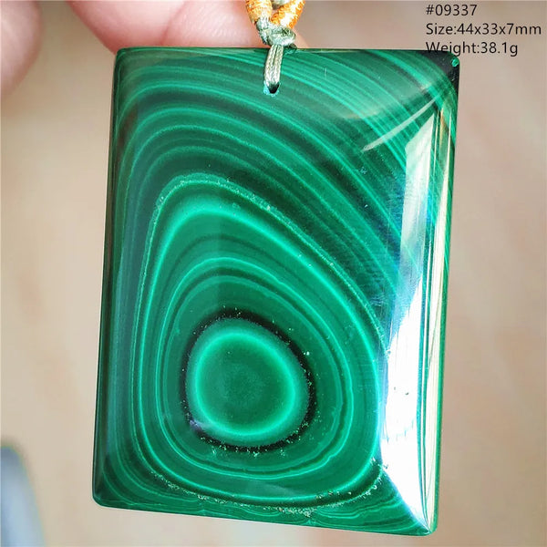 Green Malachite Chrysocolla Pendant-ToShay.org