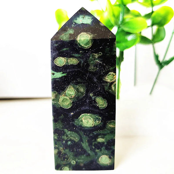 Green Peacock Eye Wand-ToShay.org