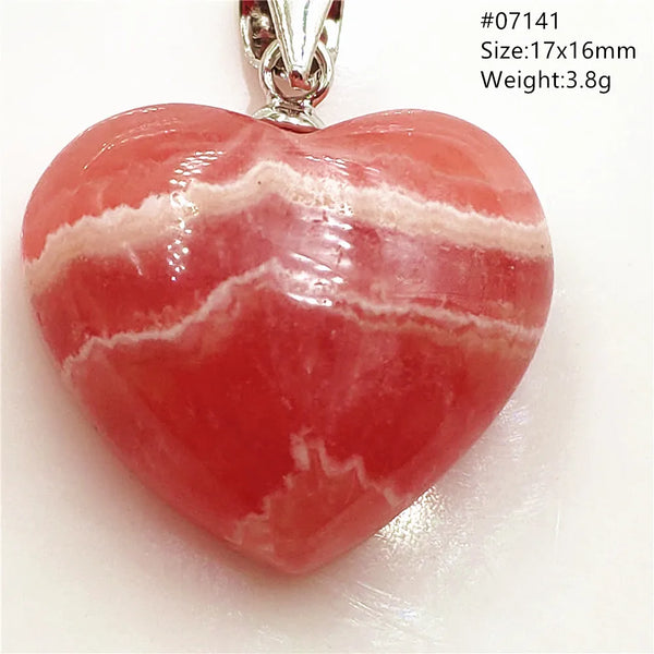 Red Rhodochrosite Pendant-ToShay.org
