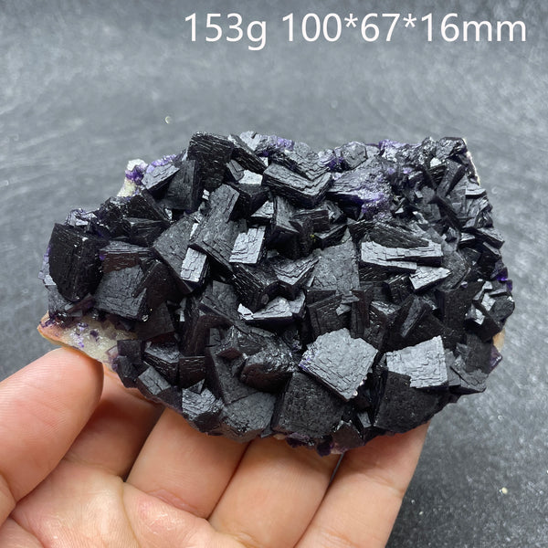 Purple Fluorite Crystal Cluster-ToShay.org