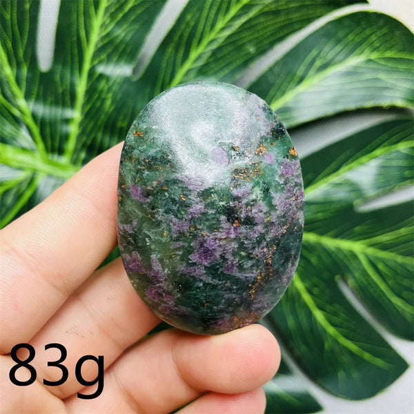 Ruby Sapphire Palm Stone-ToShay.org