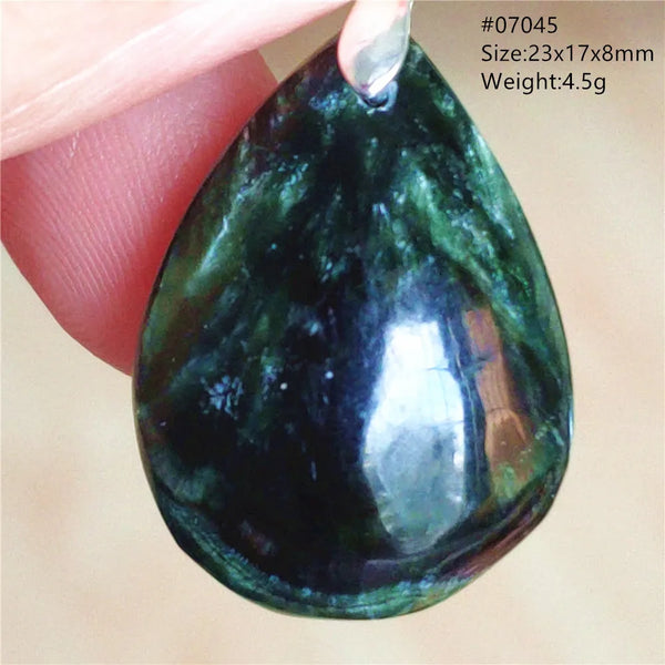Green Seraphinite Pendant-ToShay.org