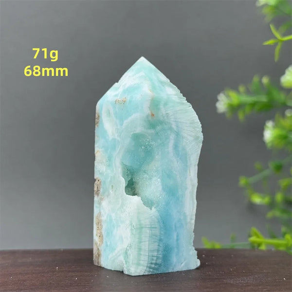 Blue Heteropolar Crystal Tower-ToShay.org